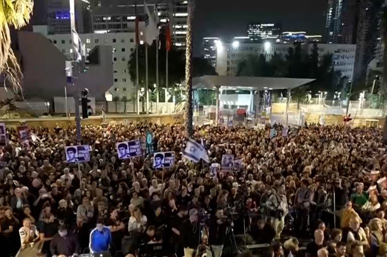 إحتجاجات في تل أبيب