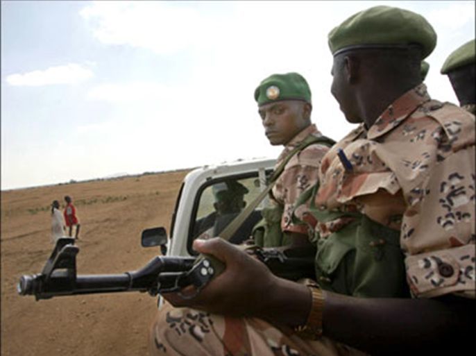 f_Rwandan troops operating under the Africa Union mandate
