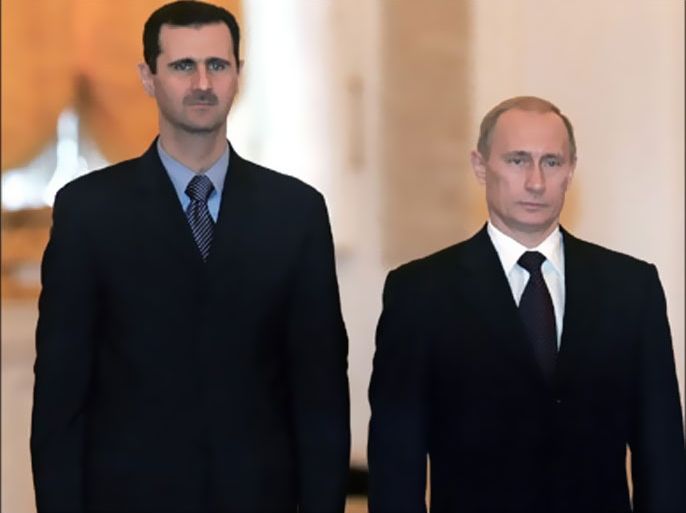 afp - MOSCOW RUSSIAN FEDERATION : Russian President Vladimir Putin (C-R), his wife Lyudmila (L), Syrian President Bashar al-Asad (C-L)