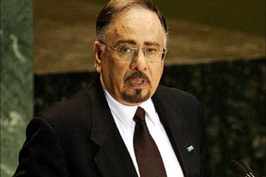 f_A file photo dated 27 September 2004 shows Saudi Nizar Obaid Madani, an assistant foreign