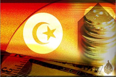 تصميم يمثل ارتفاع احتياطي العملات الأجنبية في تونس
