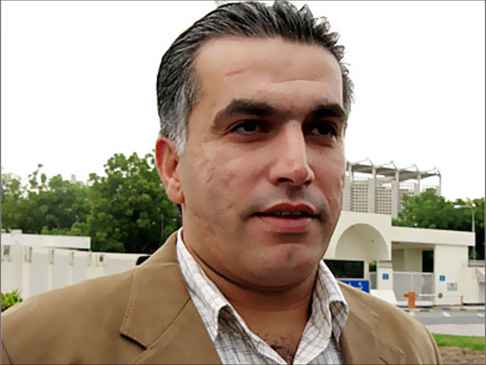 ‪رجب حكم عليه بالسجن ثلاث سنوات لقيادة احتجاجات غير مرخصة‬ (الجزيرة-أرشيف)