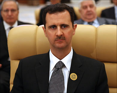 بشار الأسد في قمة الرياض العربية 2007 (الفرنسية-الأرشيف)