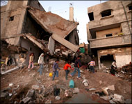 من آثار العدوان الإسرائيلي على غزة (الأوروبية-أرشيف)
