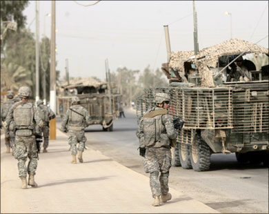 القوات الأميركية في العراق قد تتحول إلى هدف لإيران (الفرنسية-أرشيف)