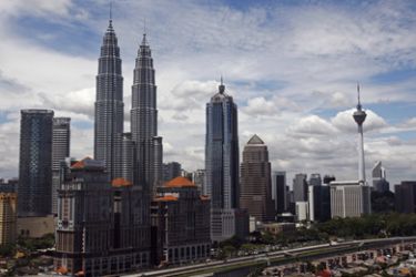 A general view of the skyline of capital Kuala Lumpur August 25, 2009. Malaysia’s economic recovery looks set to lag that of its peers, with economists saying gross domestic product