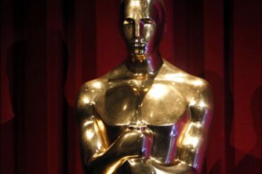 r : An Oscar statue is seen on stage after the 82nd annual Academy Awards nomination announcements in Beverly Hills February 2, 2010. The 82nd annual Academy Awards