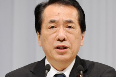 TO GO WITH Japan-politics-vote ADVANCER by Shingo Ito(FILES) In a file picture taken on June 17, 2010 Japanese Prime Minister Naoto Kan, who is also leader