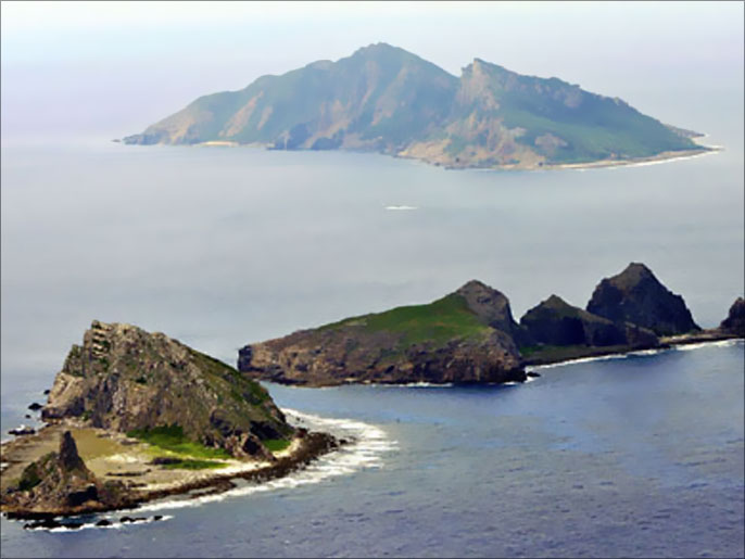 الجزر المتنازع عليها بين اليابان والصين تزيد من التوتر بالمنطقة (رويترز)