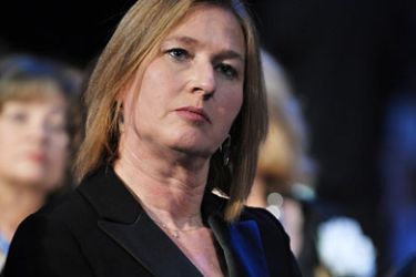 Israeli opposition leader Tzipi Livni listens to a speaker May 22, 2011 at the American Israel Public Affairs Committee (AIPAC) Policy Conference 2011 at the Walter E. Washington Convention Center in Washington, DC. AFP PHOTO/Mandel NGAN