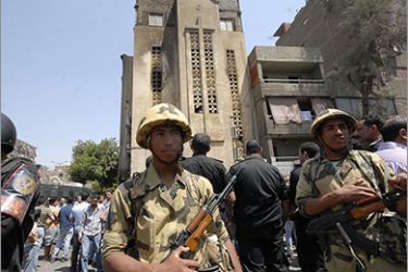 كنيسة إمبابة تحت حراسة الجيش.