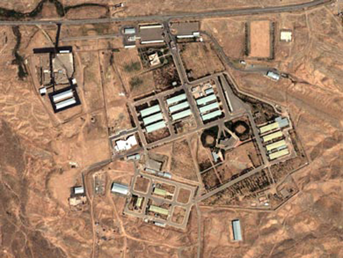 ‪صورة بالأقمار الاصطناعية لقاعدة بارشين، موضوع الجدل بين وكالة الطاقة الذرية وإيران‬ (الفرنسية)