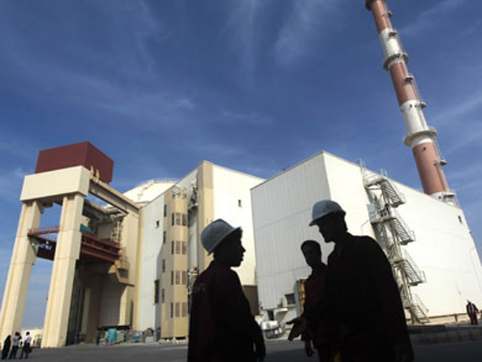 مفاعل بوشهر النووي الإيراني (الفرنسية)