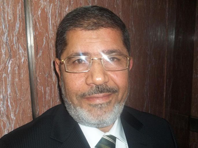 رئيس حزب الحرية والعدالة د. محمد مرسي
