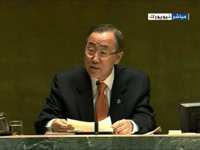 الأمين العام للأمم المتحدة بان غي مون
