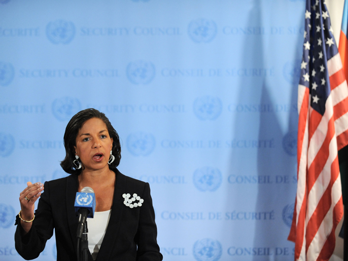 رايس أعلنت أن مجلس الأمن سيناقش مشروع قرار يفرض عقوبات على الخرطوم وجوبا(الفرنسية)