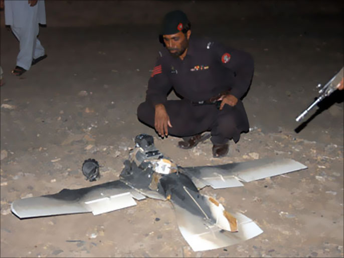 ‪هجمات الطائرات بدون طيار في باكستان تكثفت بعهد الرئيس باراك أوباما‬ (الفرنسية-أرشيف)