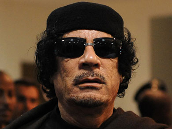 المجلس الانتقالي أصدر قانونا الشهر الماضي يعاقب بالسجن على تمجيد القذافي 