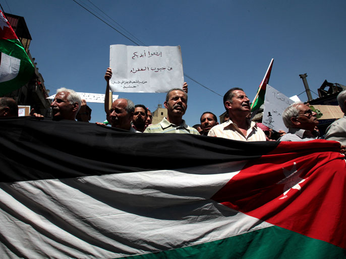 ‪مسيرات الجمعة الأردنية فعالية مشتركة‬ (الجزيرة نت)