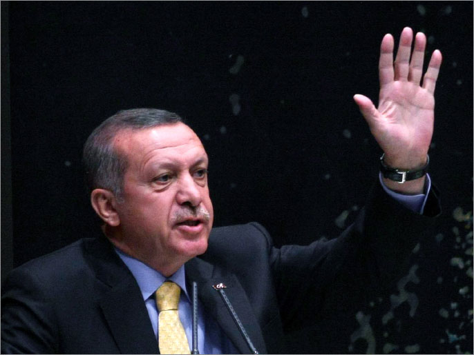 أردوغان قال إن الكلام نفد فيما يخص الوضع في سوريا (الفرنسية)