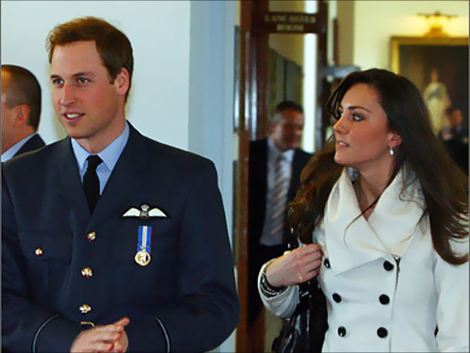 الأمير ويليام وزوجته كيت سفيران للفريق الأولمبي البريطاني(الفرنسية)