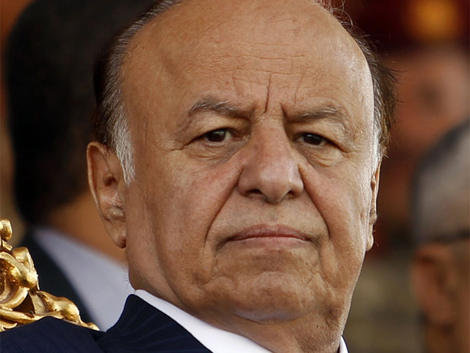 الرئيس هادي مصر على السير في تنفيذ بنود المبادرة الخليجية حتى النهاية(رويترز)