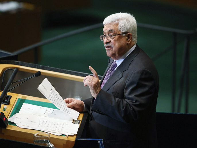 عباس توجه اليوم للأمم المتحدة بانتظار التصويت المقرر بعد ثلاثة أيام (الفرنسية)