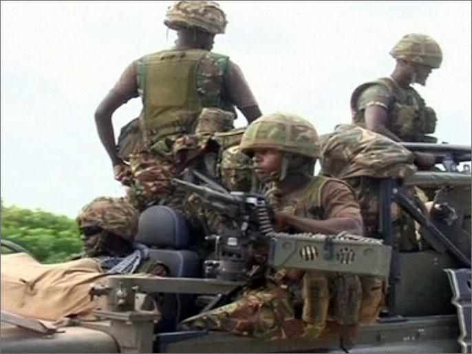 ‪انتشار قوات صومالية داخل مدينة كيسمايو‬  (الجزيرة)