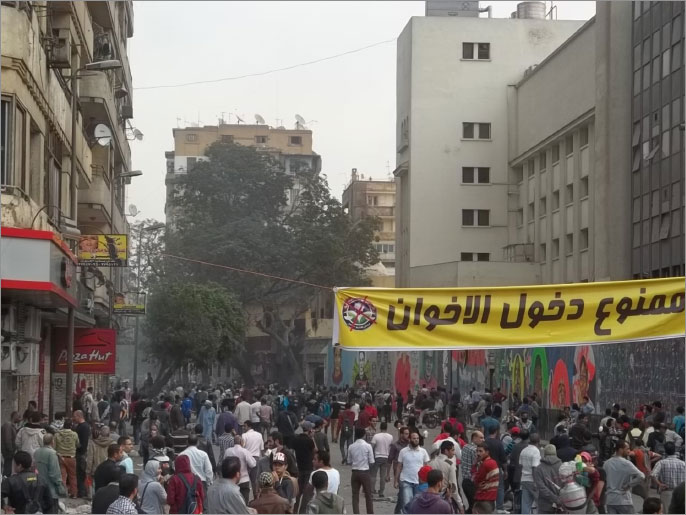 شارع محمد محمود شهد أحداثا دمويةيوم 19 نوفمبر/تشرين الثاني 2011(الجزيرة-أرشيف)