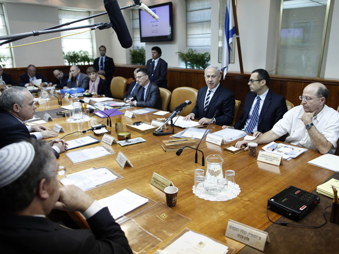 مجلس الوزراء الإسرائيلي رفض قرار رفع مكانة فلسطين أمميا (الفرنسية)