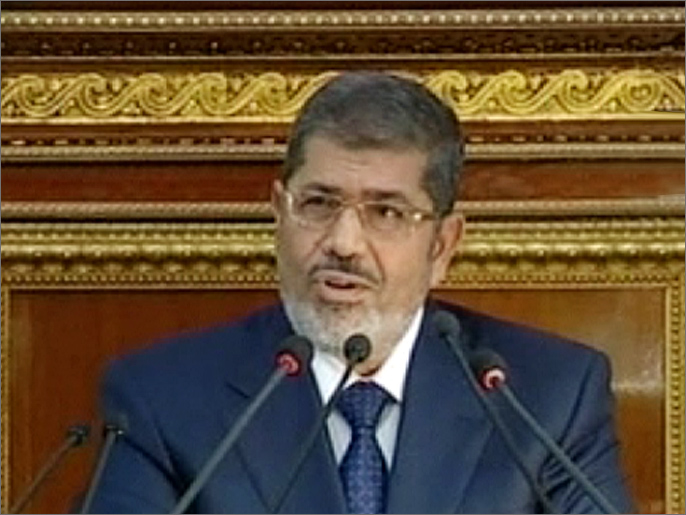 مرسي: المؤشرات العامة للأوضاع الاجتماعية والاقتصادية شهدت تقدما(الجزيرة)