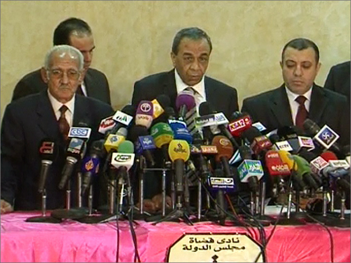 قضاة مجلس الدولة أعلنوا الموافقة على الإشراف على استفتاء الدستور بشروط (الجزيرة)