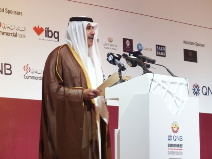 ‪حمد بن جاسم قال إن اقتصاد قطر يتيح فرصا للاستثمار المحلي والأجنبي‬ (الجزيرة نت)