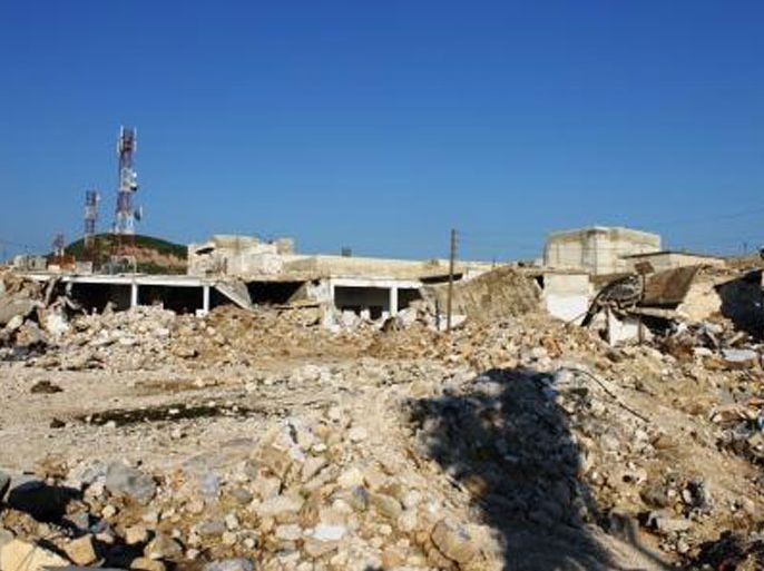 آثار القصف على إعزاز في رمضان الماضي وشبه بالزلزال