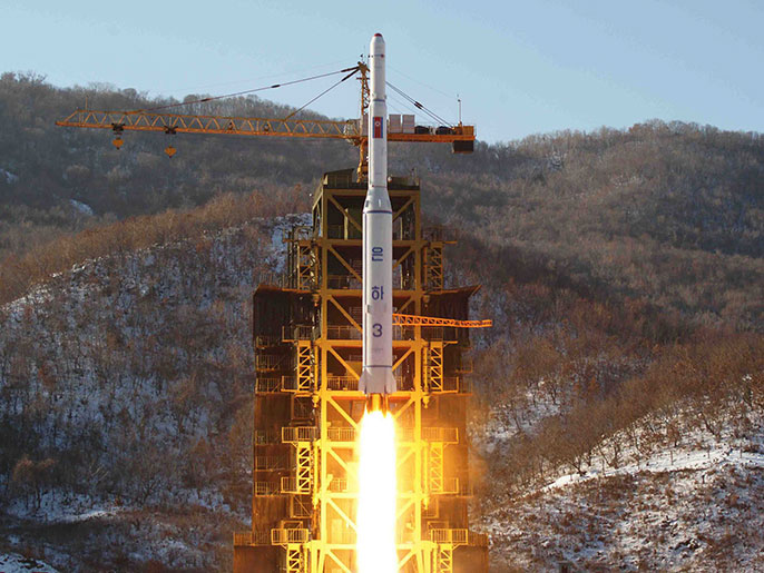 ‪الصاروخ الذي أطلقته كوريا‬ (الفرنسية)