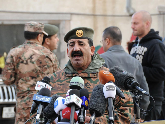 ‪رئيس قوات حرس الحدود في الجيش الأردني العميد حسين الزيود‬ (الجزيرة)
