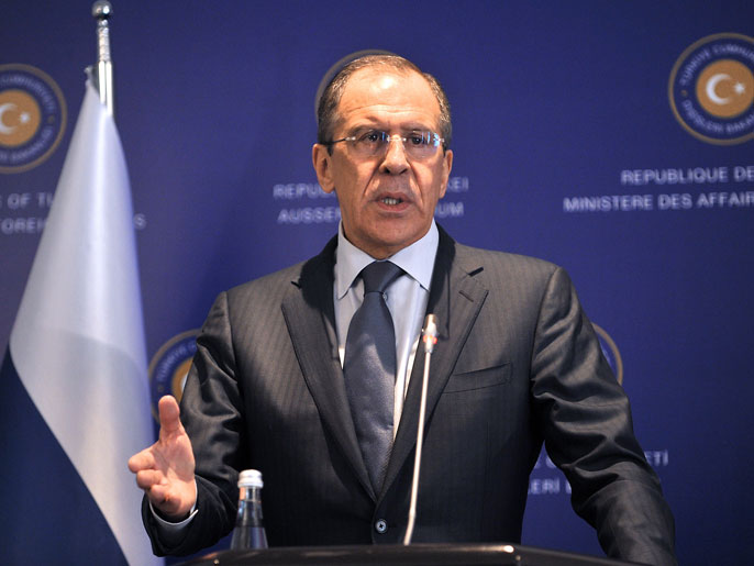 ‪‬ سيرغي لافروف انتقد المعارضة السورية بشأن موقفها من مؤتمر جنيف2(الفرنسية)