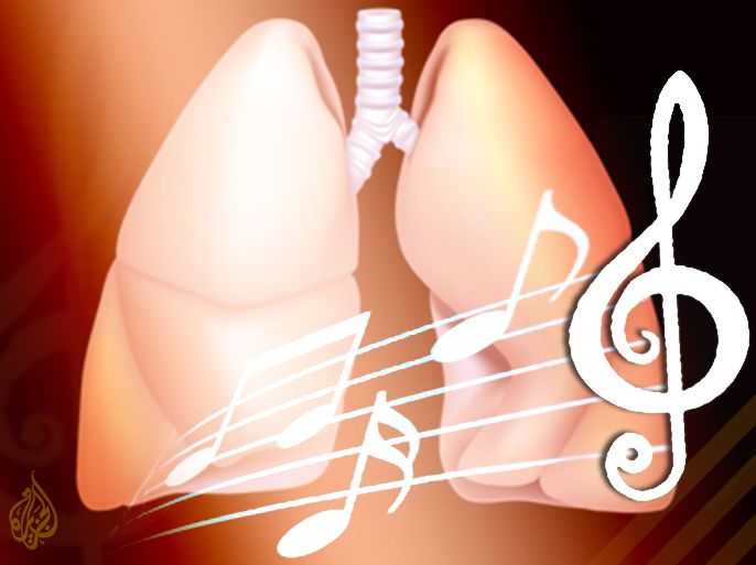 يستخدم أطباء بريطانيون الغناء كعلاج لمساعدة المرضى المصابين بمشكلات في الرئة مثل الربو والتهاب الشعب الهوائية وانتفاخ الرئة.