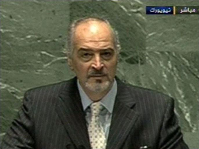 بشار الجعفري دعا الدول الأعضاءإلى التصويت ضد مشروع القرار (الجزيرة)