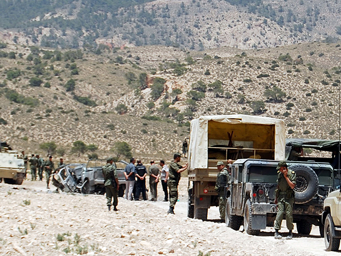 القيادات العسكرية التونسية تنسق مع نظيرتها الجزائرية لمواجهة المسلحين على الحدود  (الفرنسية)