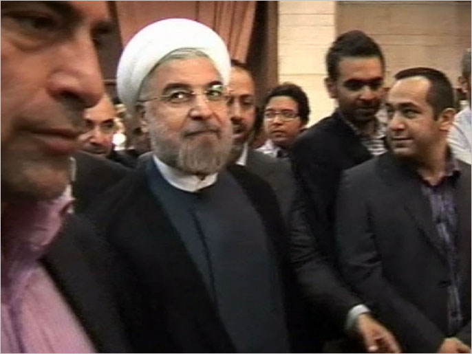 ‪روحاني أكد أن بلاده لا تسعى‬ (الجزيرة-أرشيف)