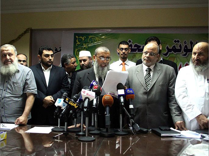 المؤتمر الصحفي للأحزاب الإسلامية 12 يونيو 2013 (1)