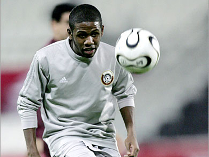 ‪خلفان إبراهيم أبرز نجوم منتخب قطر‬ (رويترز)
