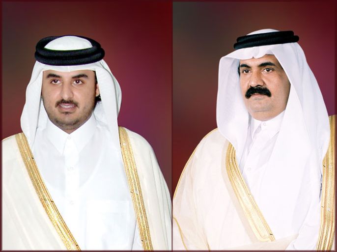 أمير قطر وولي العهد القطري