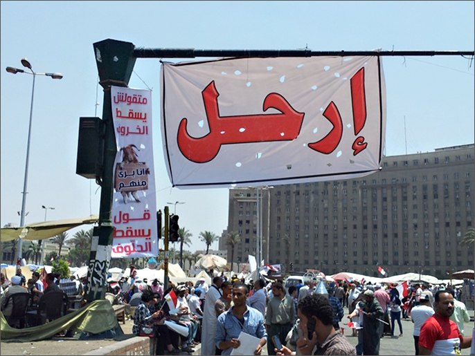 ‪حركة تمرد أمهلت الرئيس مرسي‬ (الجزيرة)