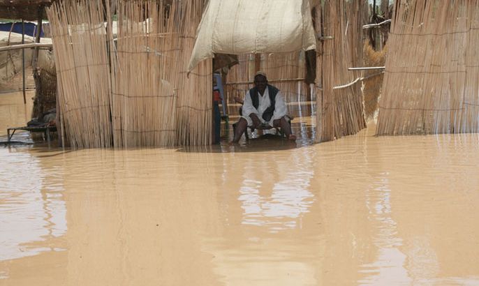 صورة عن فيضانات السودان