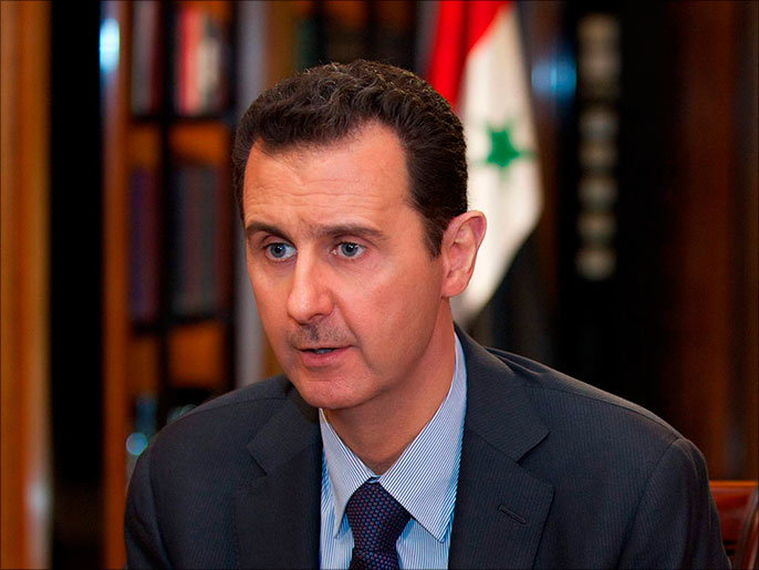 ‪الأسد قال إن ظروف نجاح‬ (رويترز)