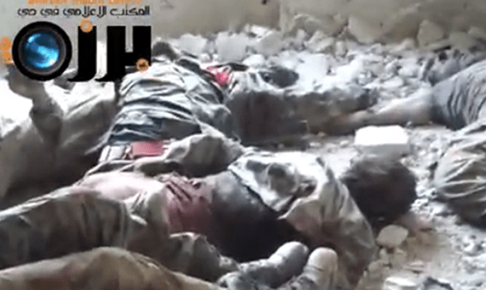 مقتل 40 جنديا في برزة على يد الجيش الحر