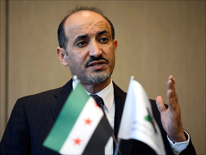 الجربا: المفاوضات ستفقد هدفها إذا استمر الأسد بخطته للترشح للرئاسة (الأوروبية)