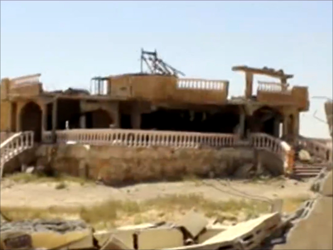 جانب من الدمار الذي نتج عن العمليات العسكرية في منطقة سيناء (الجزيرة نت)